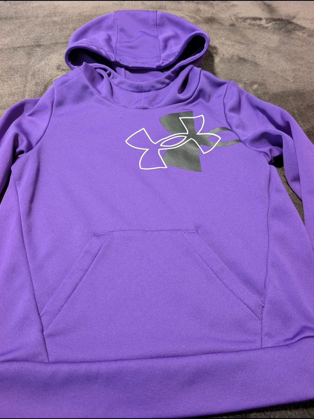 Under Armour Purple Hoodie with Logo